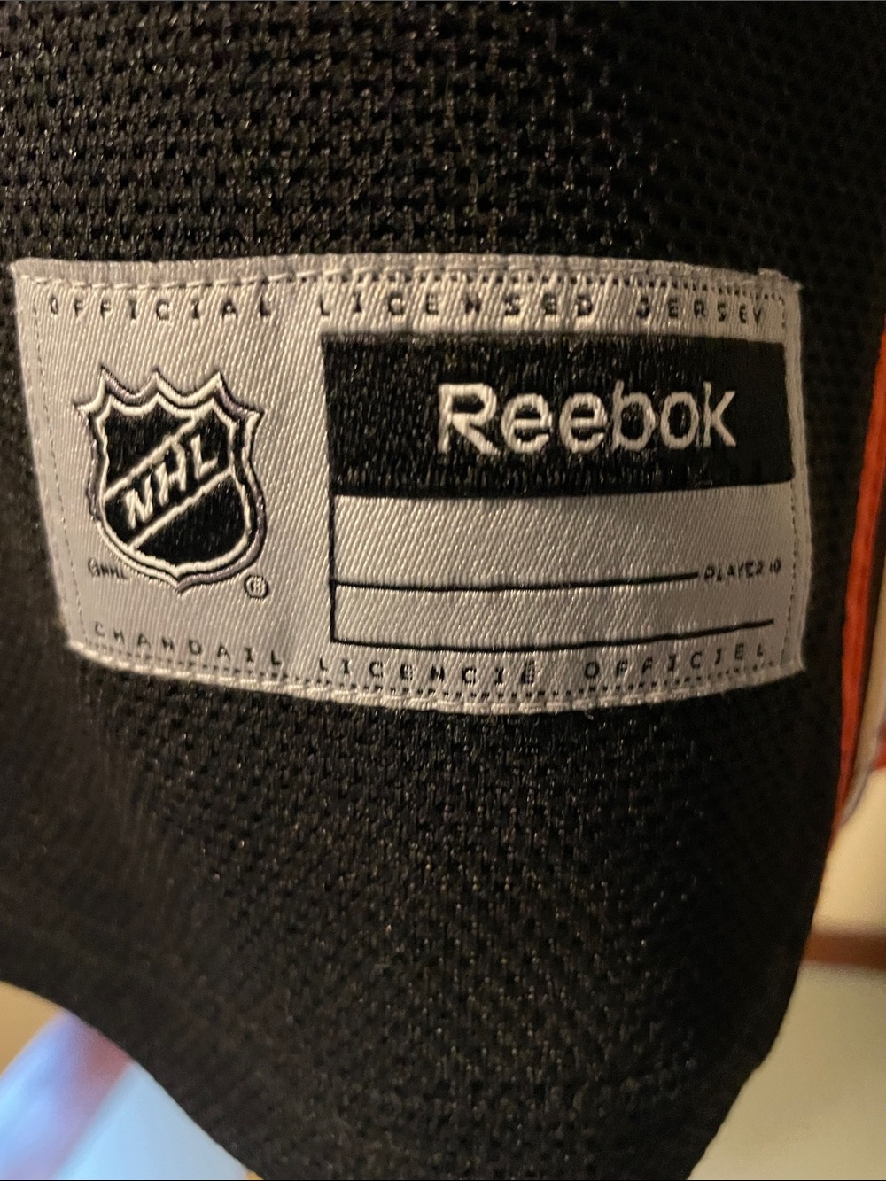 Reebok Anaheim Ducks Captain NHL Jersey - Black, Orange & White - Picture 2 of 7